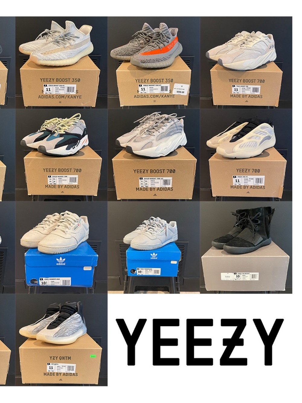 Yeezy Collection Bundle — 14 Pairs